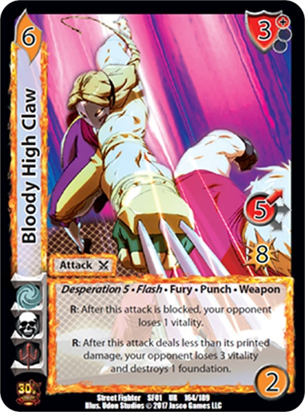 Image for Bloody High Claw (164) (SF01) - UniVersus