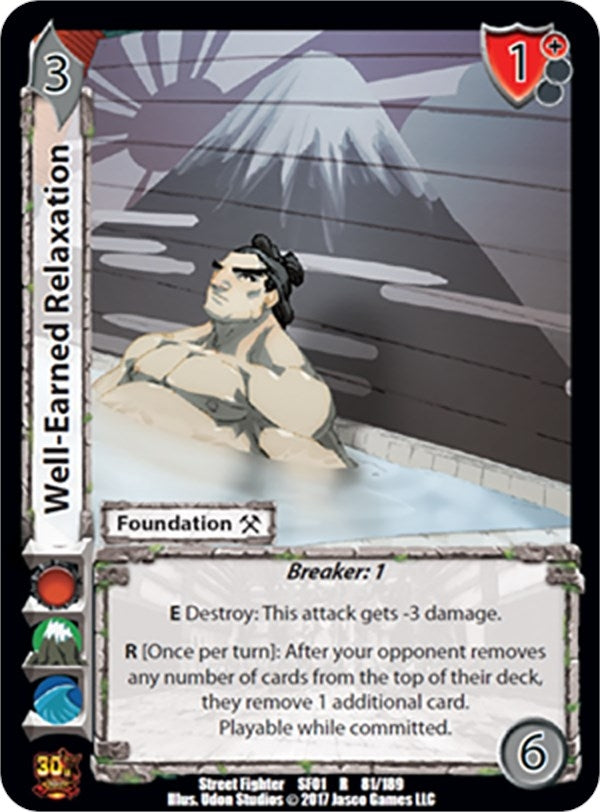 Image for Well-Earned Relaxation (81) (SF01) - UniVersus