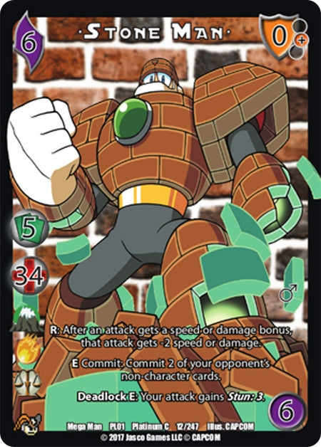 Image for Stone Man (12) (Capcom Platinum Series) - UniVersus