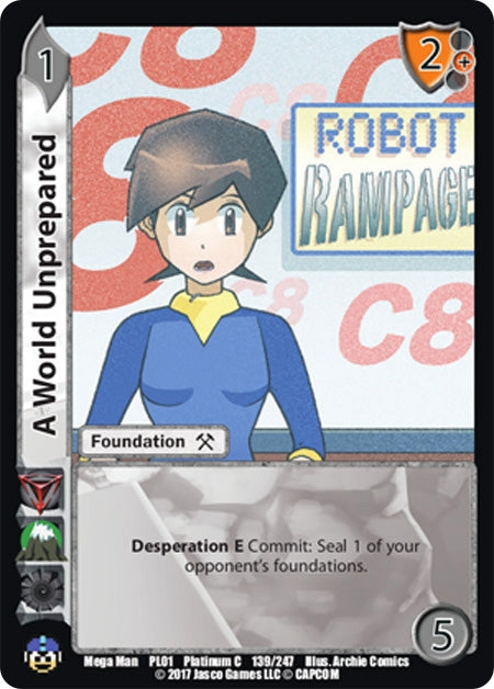 Image for A World Unprepared (139) (Capcom Platinum Series) - UniVersus