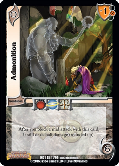 Image for Admonition (11) (IN01) - UniVersus