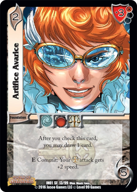 Image for Artifice Avarice (13) (IN01) - UniVersus