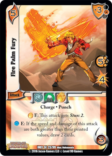 Image for Fire Palm Fury (23) (IN01) - UniVersus