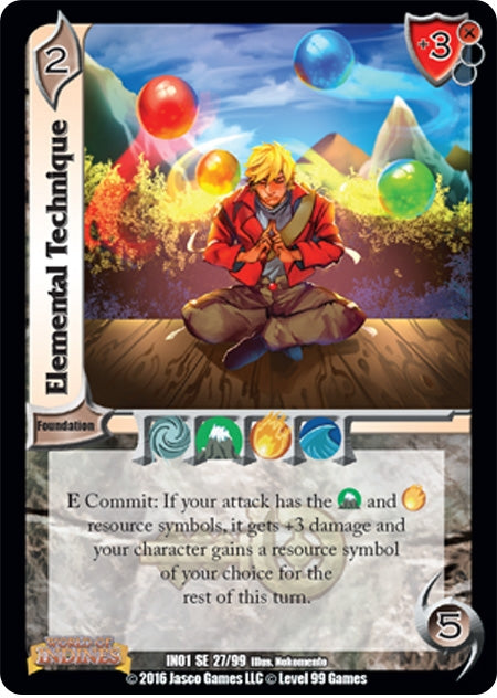 Image for Elemental Technique (27) (IN01) - UniVersus