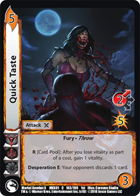 Image for Quick Taste (103) (Mortal Kombat X) - UniVersus