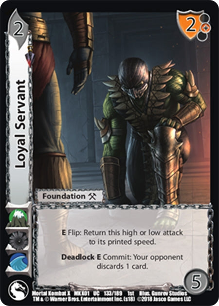 Image for Loyal Servant (133) (Mortal Kombat X) - UniVersus