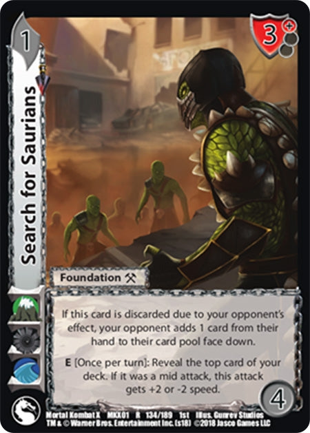 Image for Search for Saurians (134) (Mortal Kombat X) - UniVersus