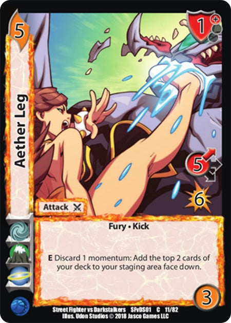 Image for Aether Leg (11) (SFVD) - UniVersus
