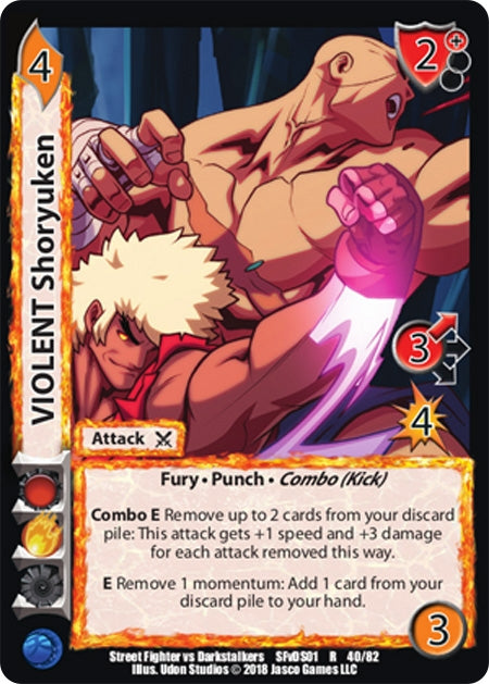 Image for VIOLENT Shoryuken (40) (SFVD) - UniVersus