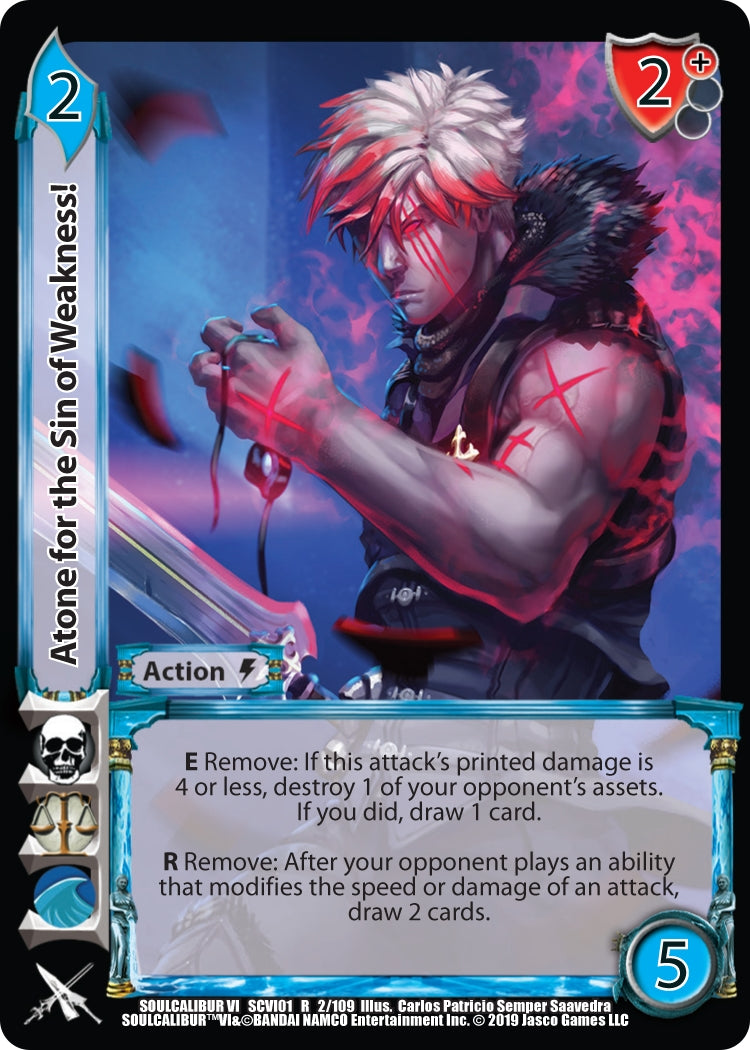 Image for Atone for the Sin of Weakness! (2) (SCVI) - UniVersus