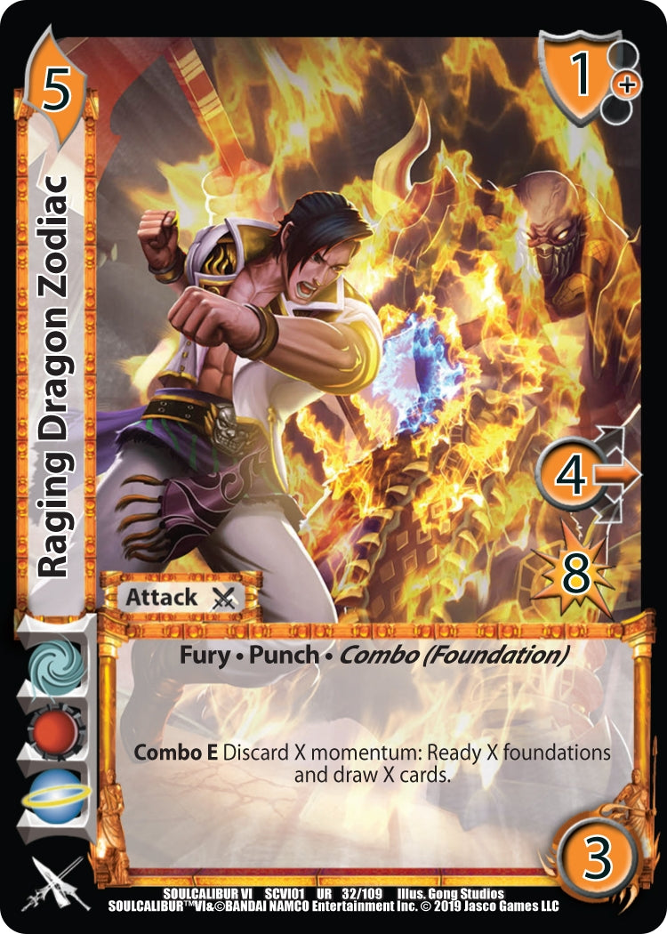 Image for Raging Dragon Zodiac (32) (SCVI) - UniVersus