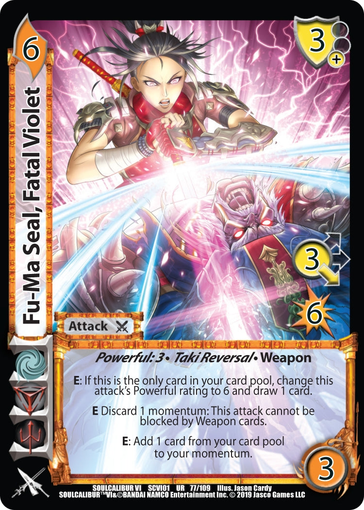 Image for Fu-Ma Seal, Fatal Violet (77) (SCVI) - UniVersus