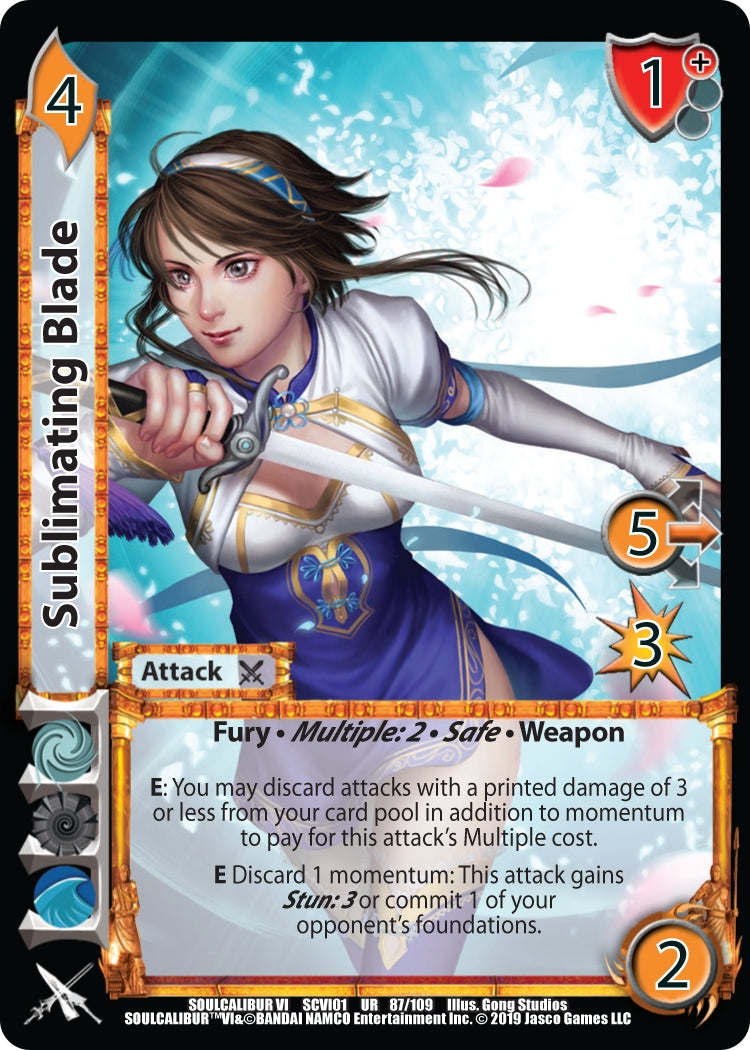 Image for Sublimating Blade (87) (SCVI) - UniVersus