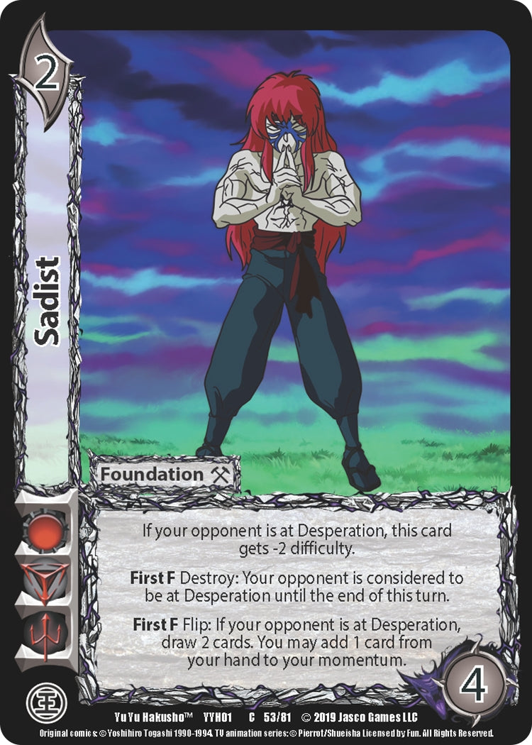 Image for Sadist (53) (YYH) - UniVersus