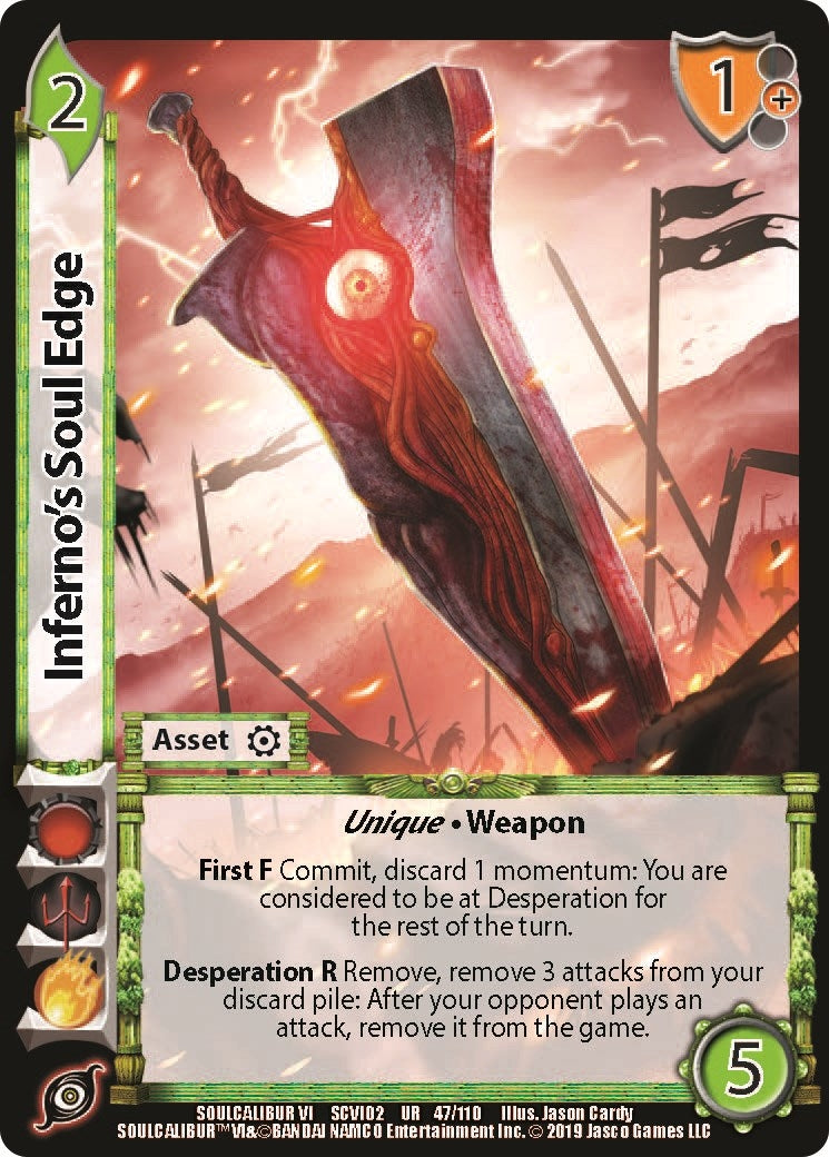 Image for Inferno's Soul Edge (47) (SCVI2) - UniVersus