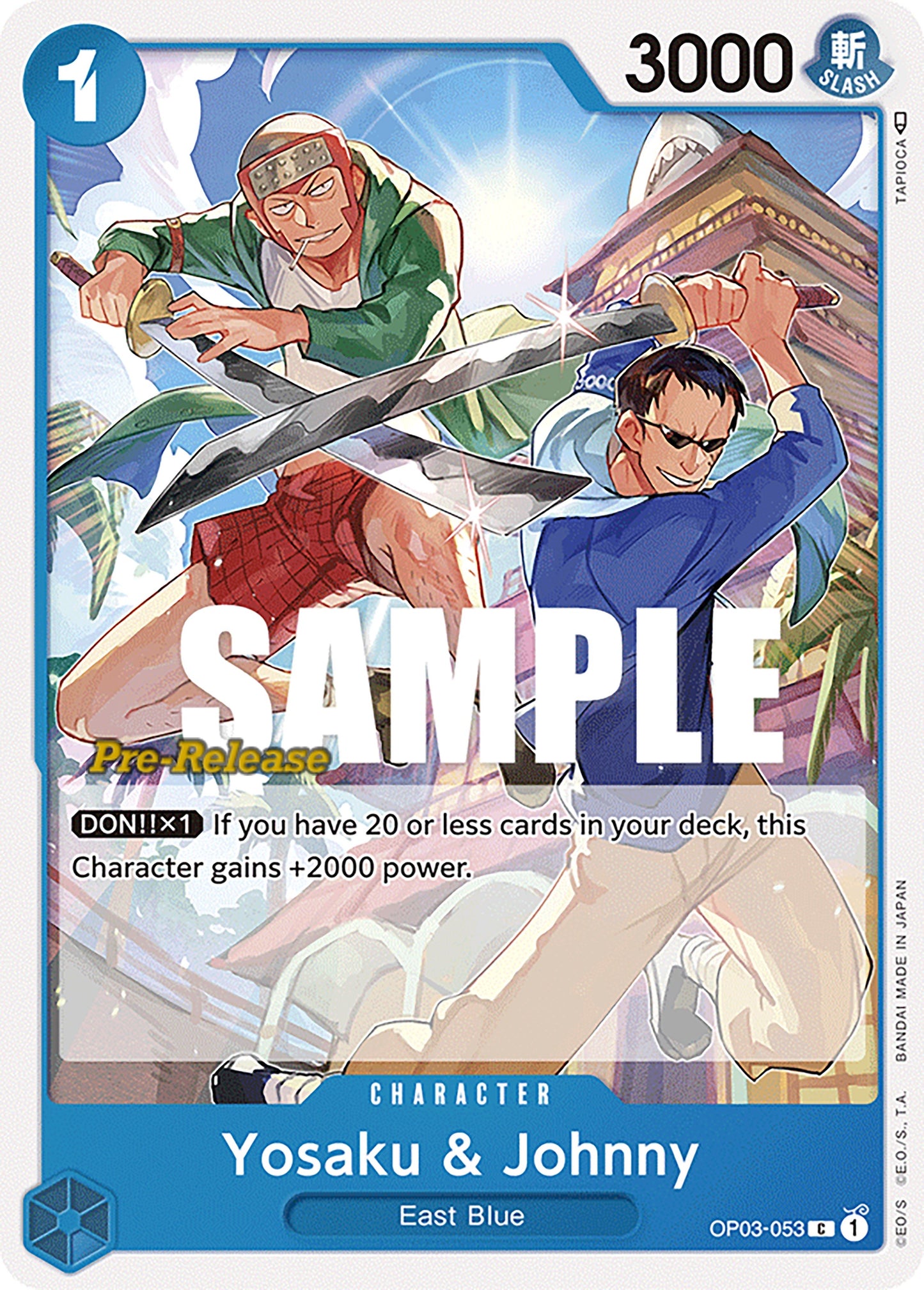 Image for Yosaku & Johnny (3053) (OP03 PRE)