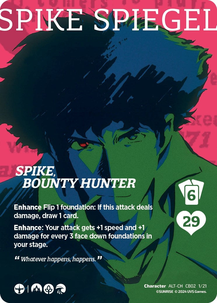 Image for Spike, Bounty Hunter (Alternate Art) (CB02 1/21) (CBTS) - UniVersus