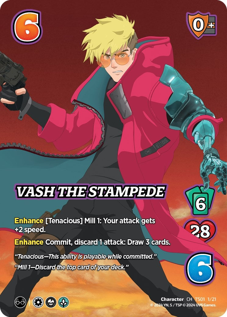 Image for Vash the Stampede (TS01 1/21) (CBTS) - UniVersus