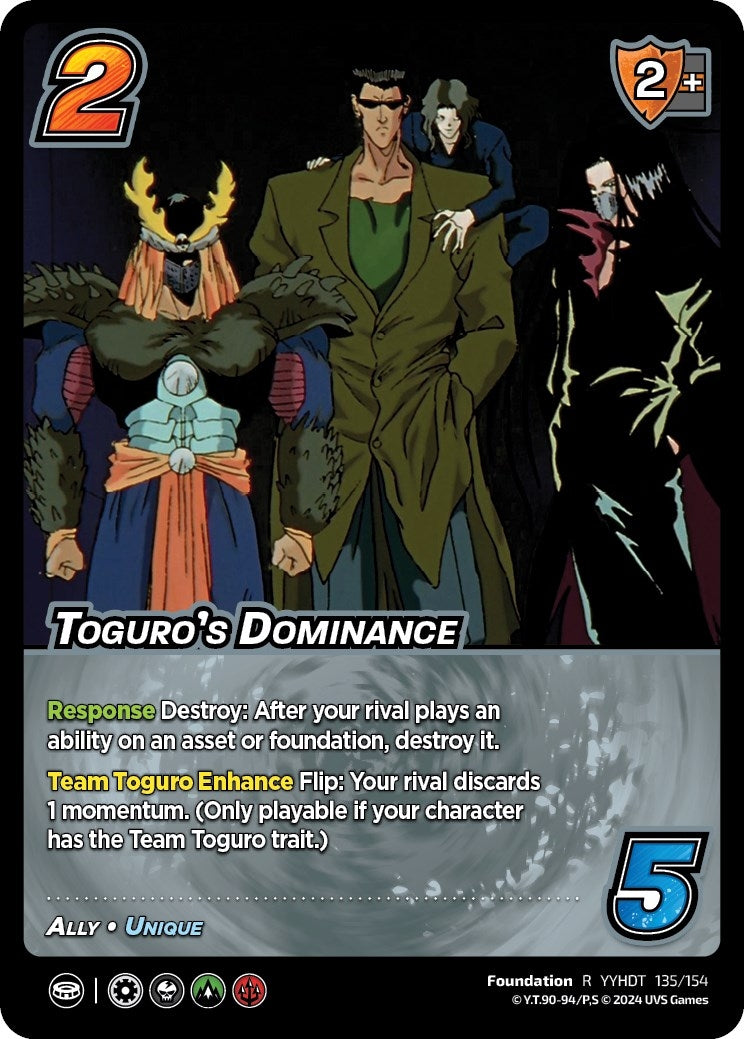 Image for Toguro's Dominance (135/154) (YDT) - UniVersus