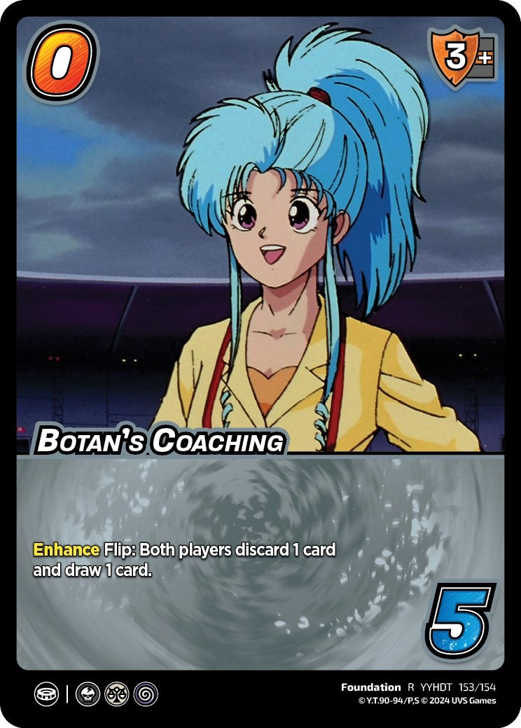 Image for Botan's Coaching (153/154) (YDT) - UniVersus
