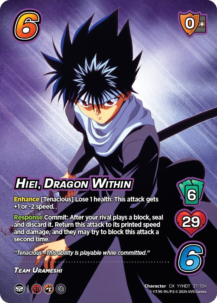 Image for Hiei, Dragon Within (37/154) (YDT) - UniVersus