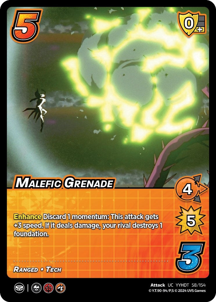 Image for Malefic Grenade (58/154) (YDT) - UniVersus