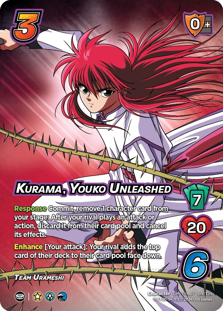 Image for Kurama, Youko Unleashed (64/154) (YDT) - UniVersus