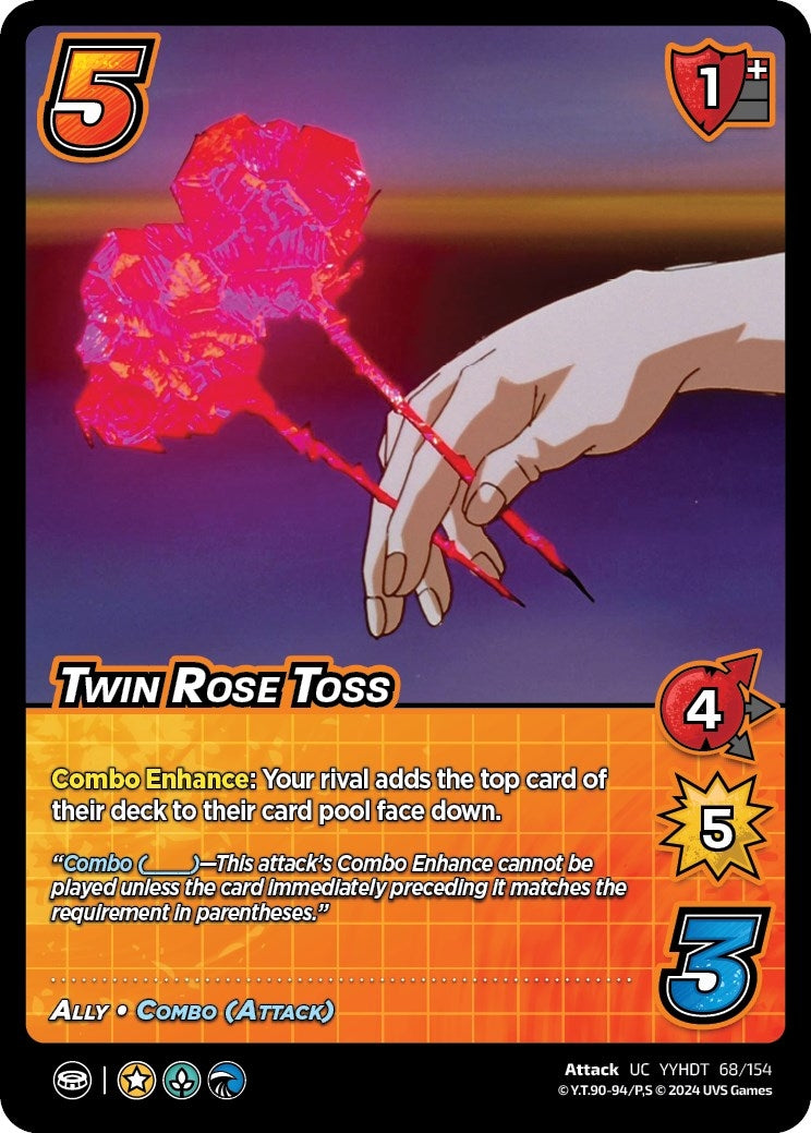 Image for Twin Rose Toss (68/154) (YDT) - UniVersus