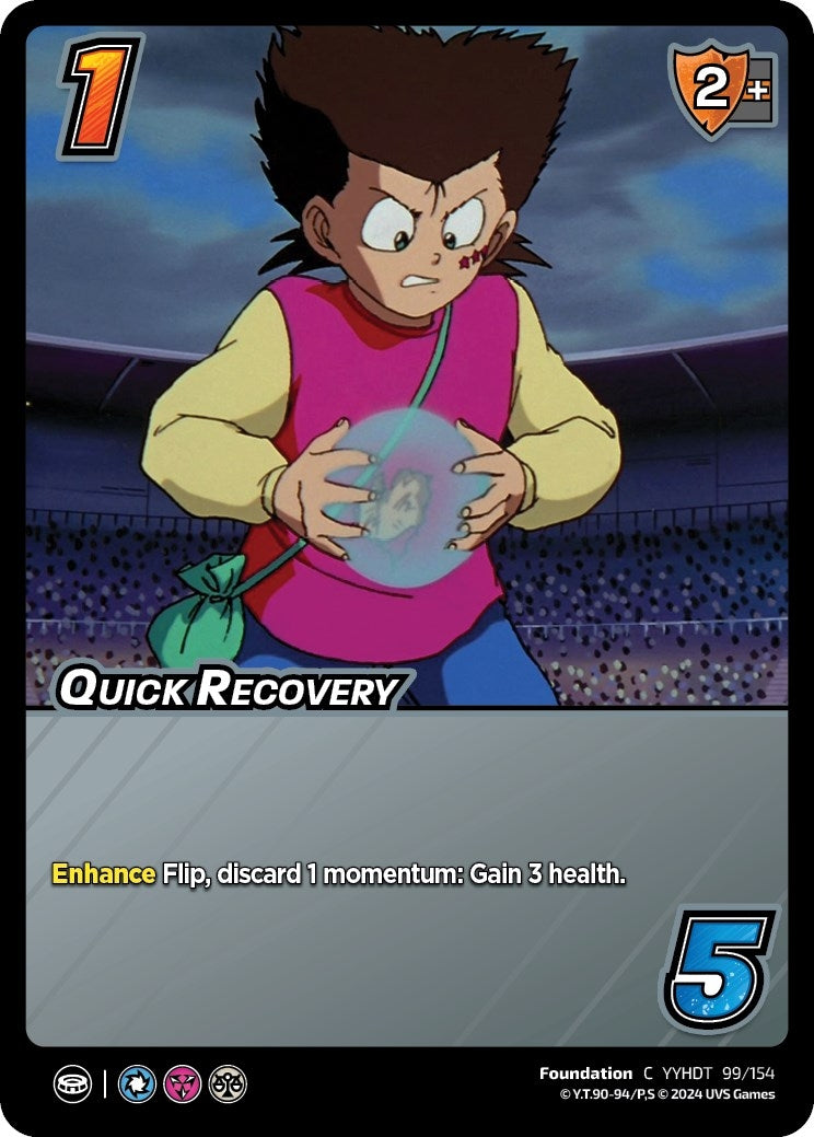 Image for Quick Recovery (99/154) (YDT) - UniVersus