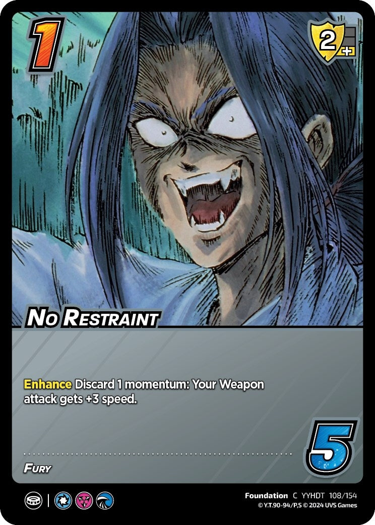 Image for No Restraint (108/154) (YDT) - UniVersus