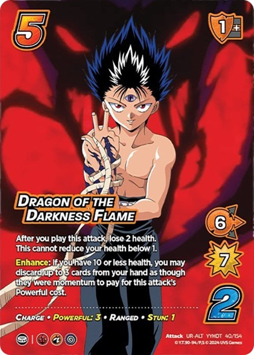 Image for Dragon of the Darkness Flame (Alternate Art) (40/154) (YDT) - UniVersus