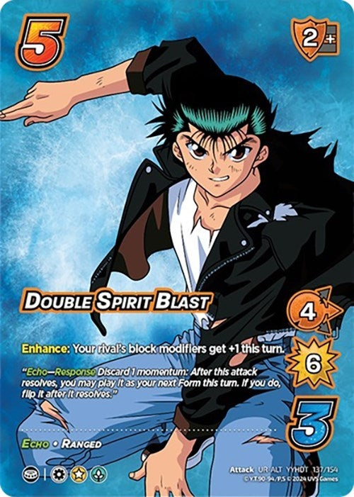 Image for Double Spirit Blast (Alternate Art) (137/154) (YDT) - UniVersus