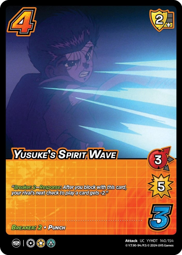 Image for Yusuke's Spirit Wave (140/154) (YDT) - UniVersus