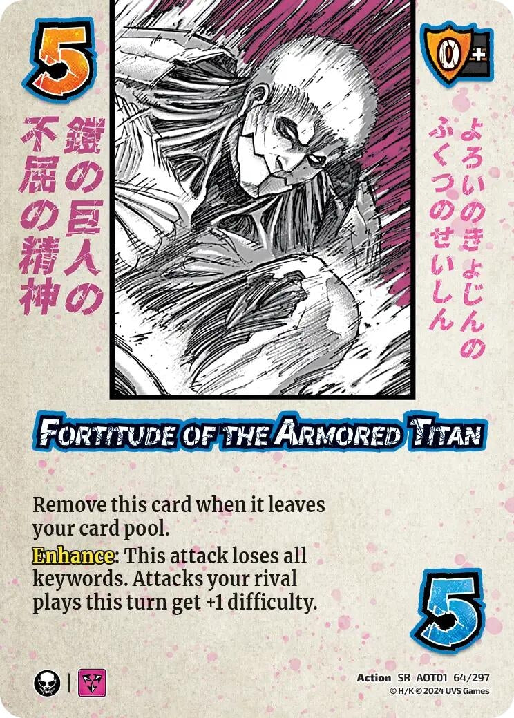 Image for Fortitude of the Armored Titan (64/297) (AOT1) - UniVersus