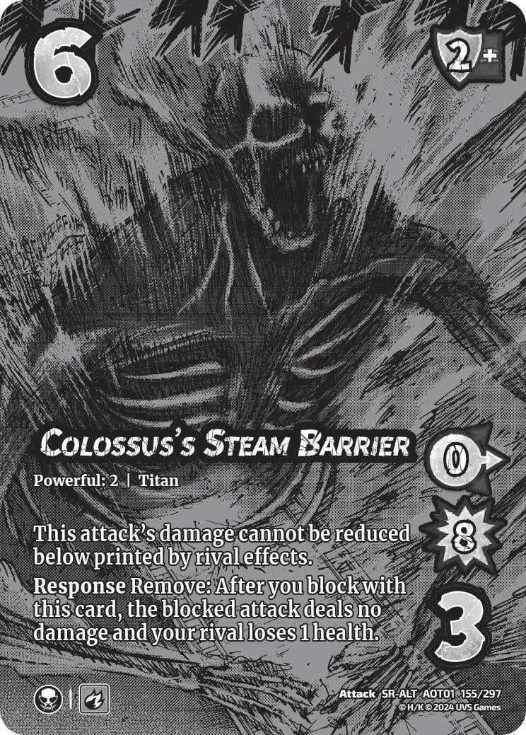 Image for Colossus's Steam Barrier (Alternate Art) (155/297) (AOT1) - UniVersus