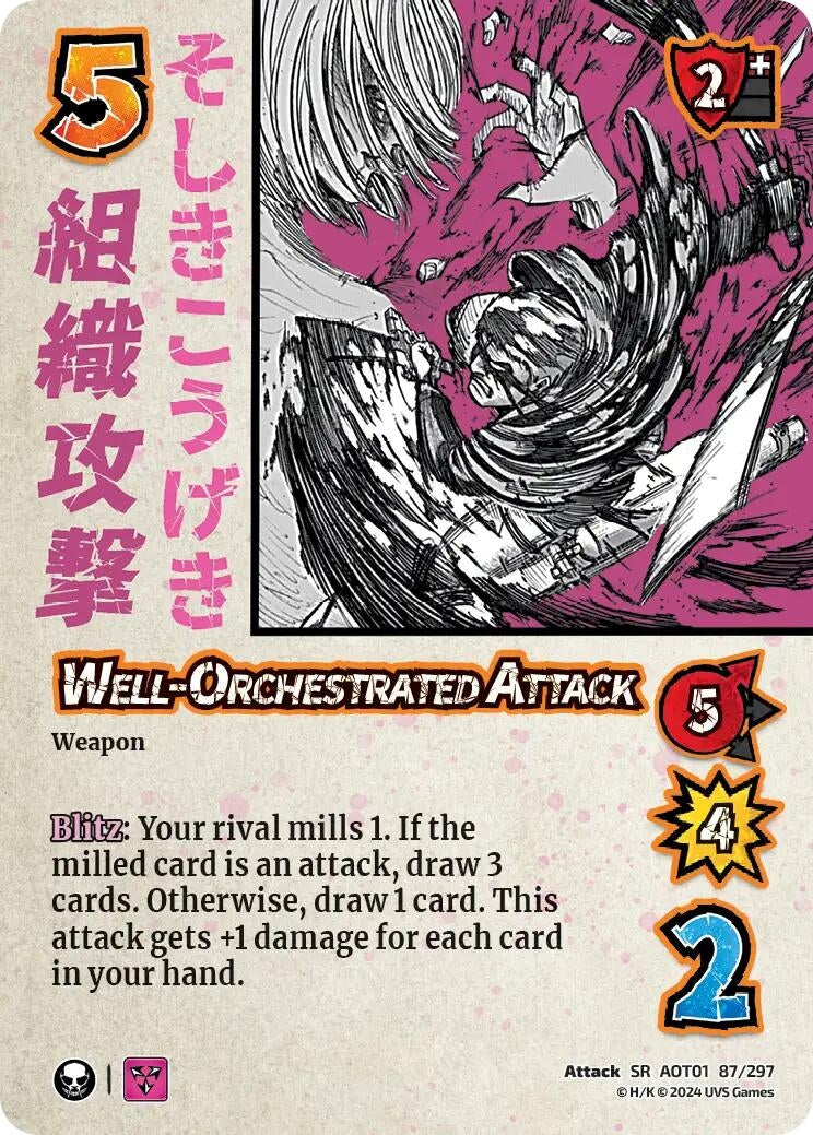 Image for Well-Orchestrated Attack (87/297) (AOT1) - UniVersus