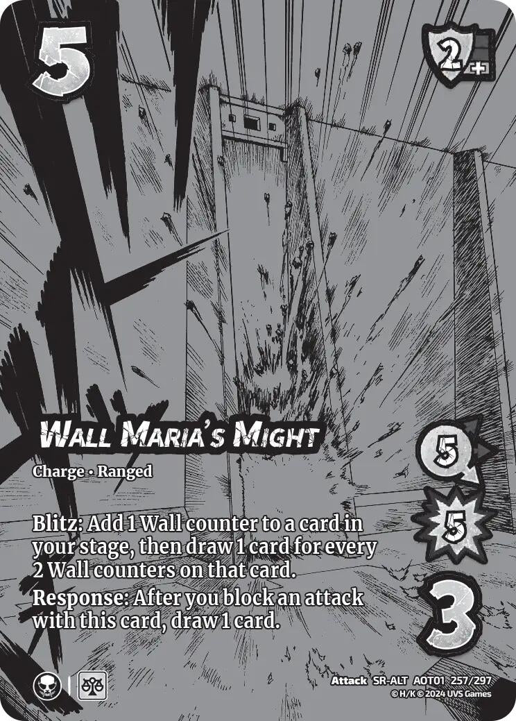 Image for Wall Maria's Might (Alternate Art) (257/297) (AOT1) - UniVersus