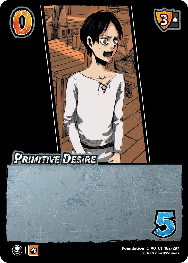 Image for Primitive Desire (182/297) (AOT1) - UniVersus