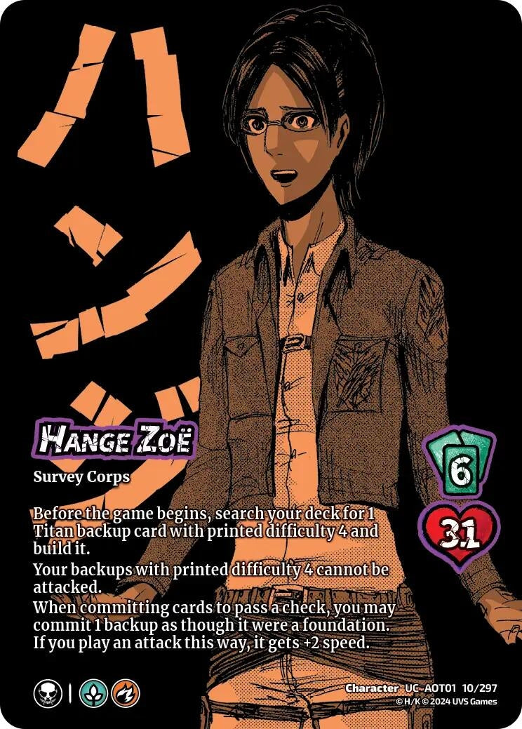 Image for Hange Zoë (10/297) (AOT1) - UniVersus