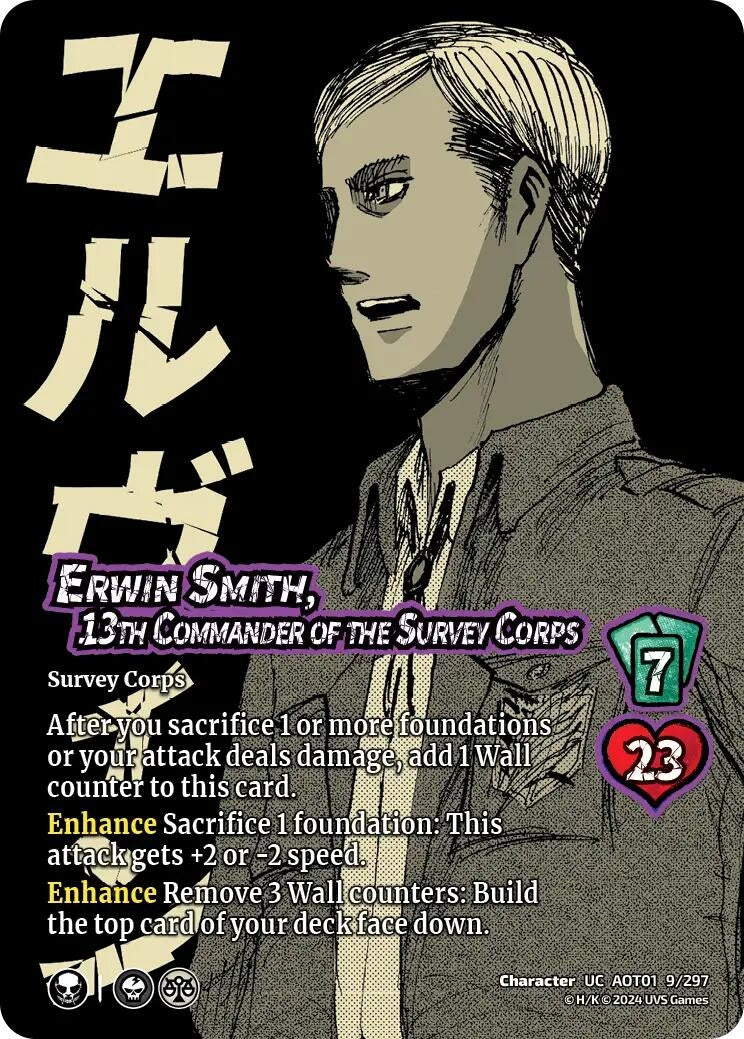 Image for Erwin Smith, 13th Commander of the Survey Corps (9/297) (AOT1) - UniVersus