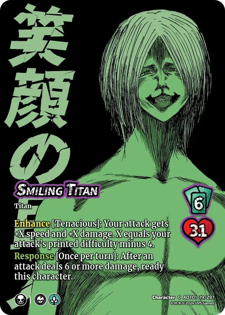 Image for Smiling Titan (19/297) (AOT1) - UniVersus