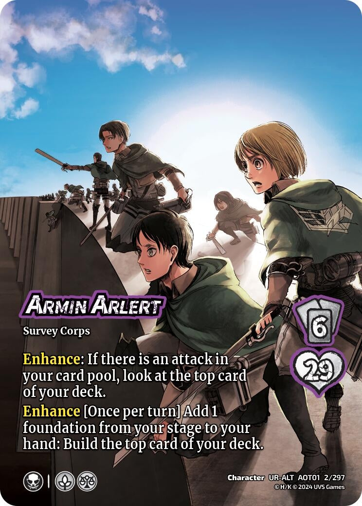 Image for Armin Arlert (Alternate Art) (2/297) (AOT1) - UniVersus
