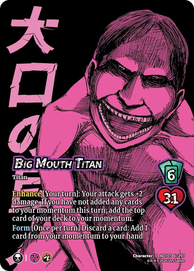 Image for Big Mouth Titan (6/297) (AOT1) - UniVersus