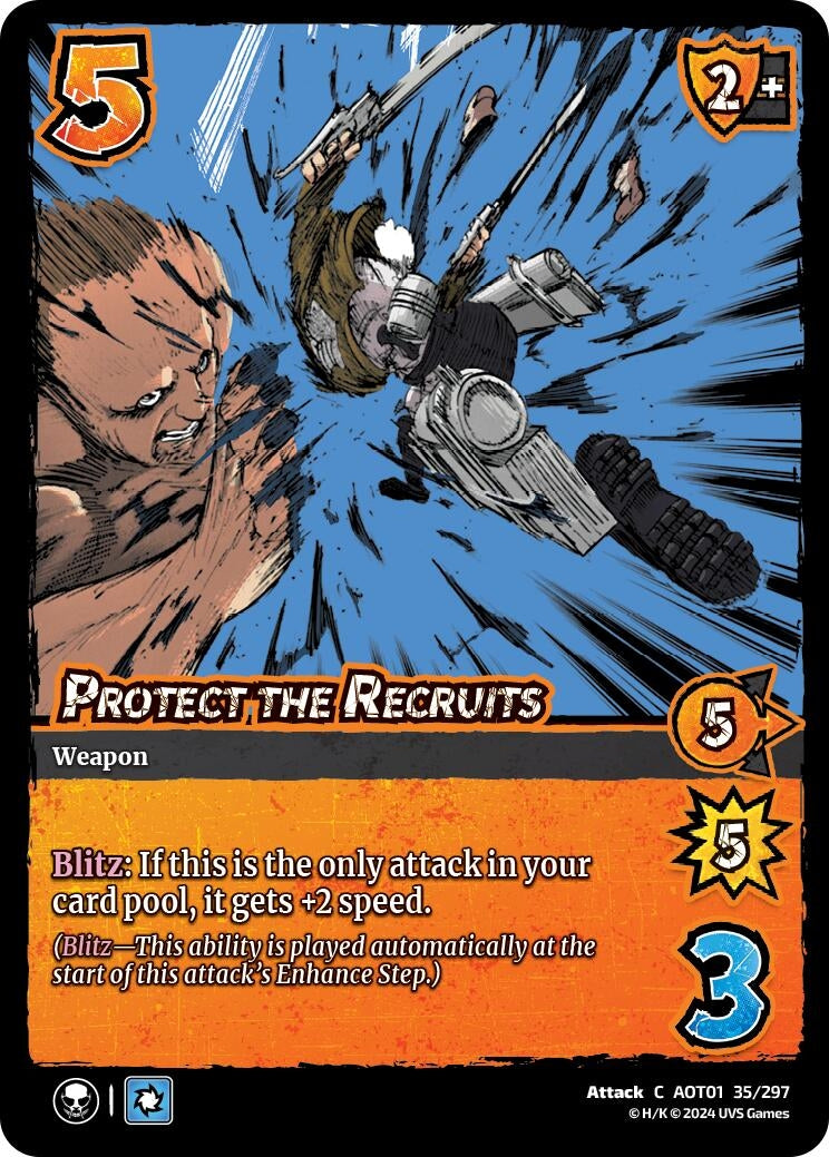 Image for Protect the Recruits (35/297) (AOT1) - UniVersus
