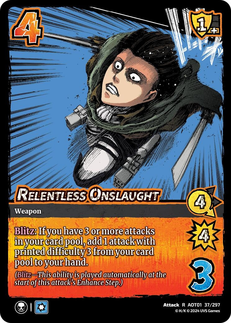 Image for Relentless Onslaught (37/297) (AOT1) - UniVersus