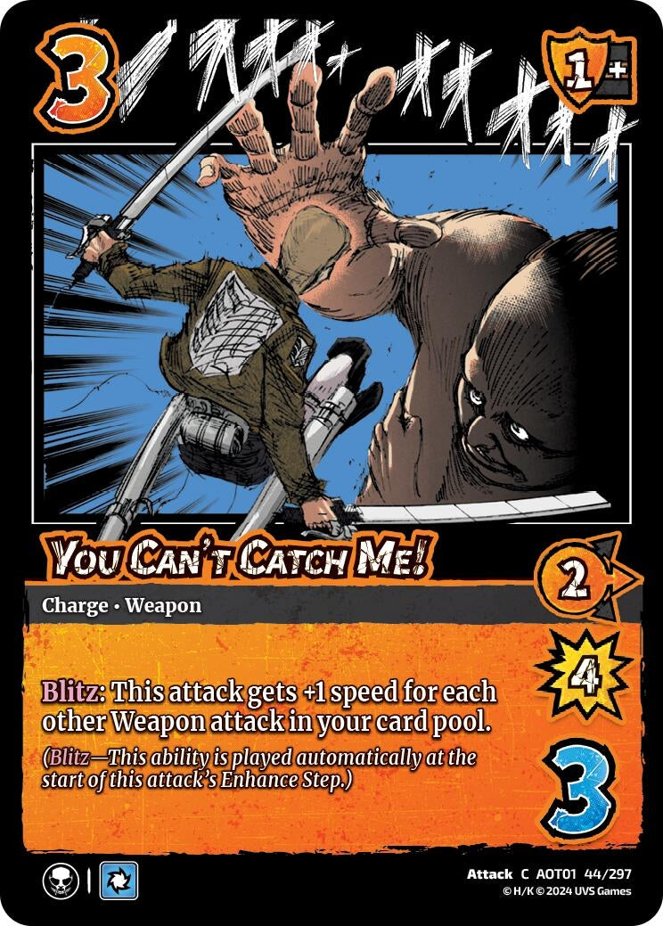 Image for You Can't Catch Me! (44/297) (AOT1) - UniVersus