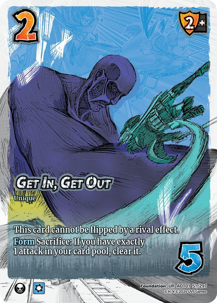Image for Get In, Get Out (51/297) (AOT1) - UniVersus
