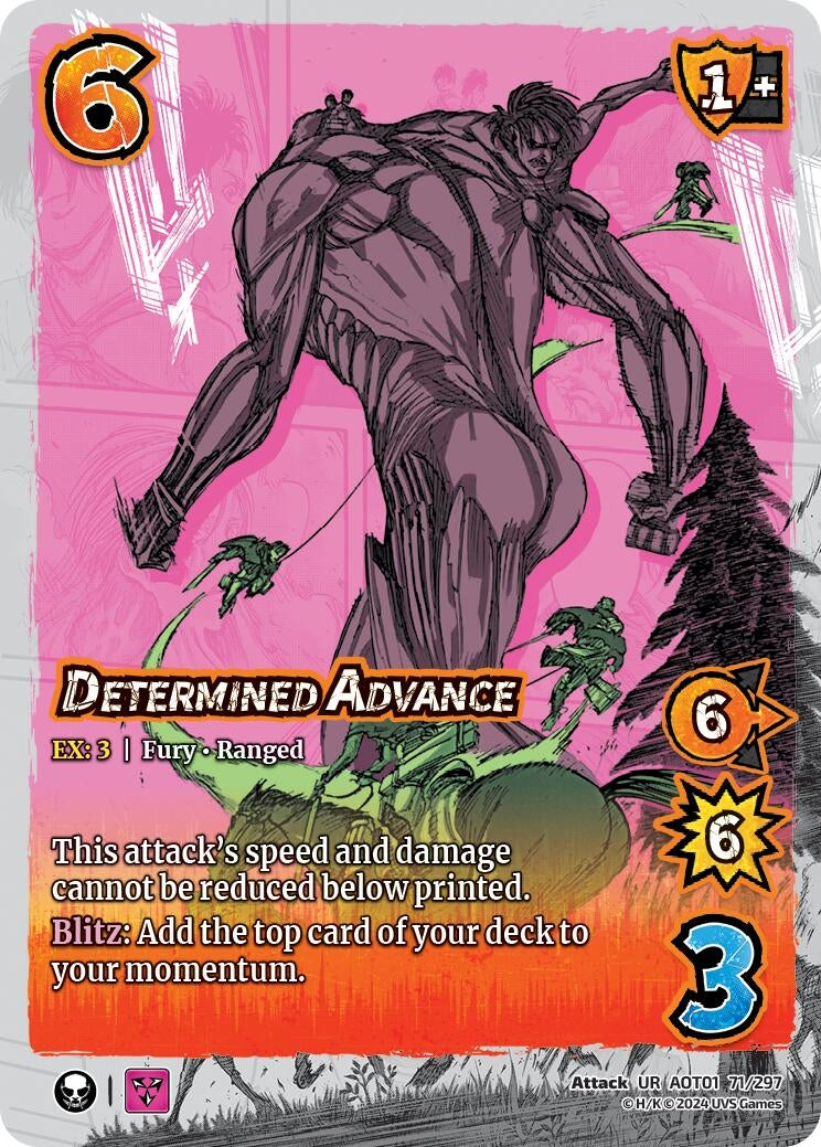 Image for Determined Advance (71/297) (AOT1) - UniVersus