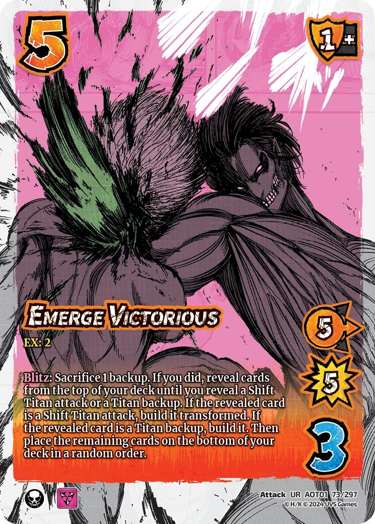 Image for Emerge Victorious (73/297) (AOT1) - UniVersus