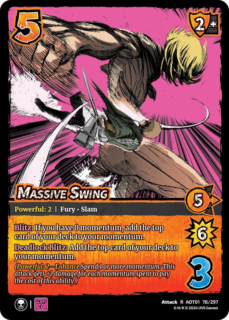 Image for Massive Swing (78/297) (AOT1) - UniVersus